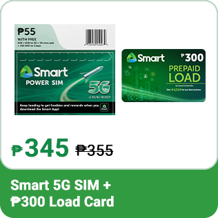 Smart Prepaid Power SIM + P300 Load Card
